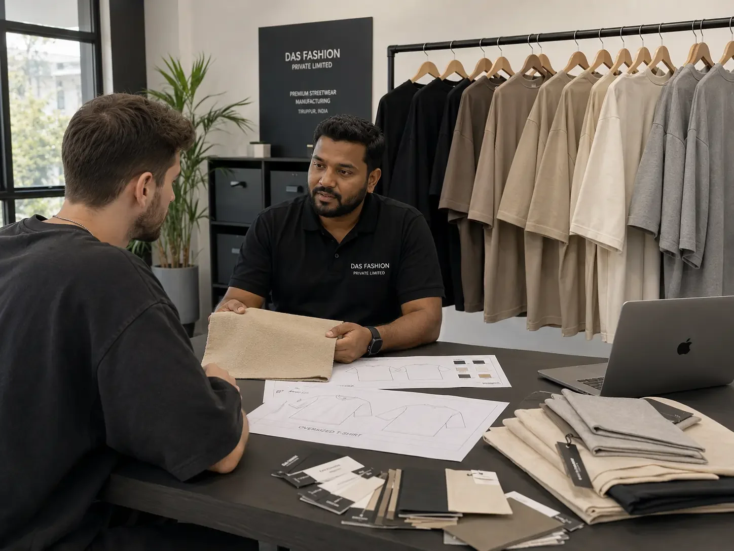 Custom French terry t-shirt sourcing and manufacturing for global brands